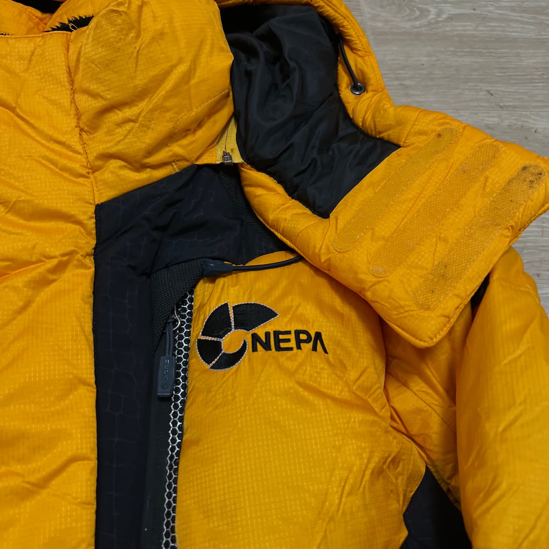 네파 노리미트 덕다운 후드 푸퍼패딩 점퍼 [옐로우] M/95 상품이미지4