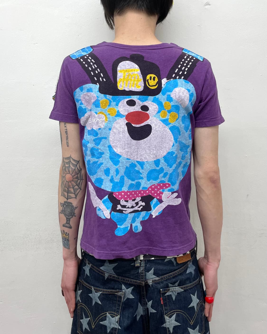 Jam blue camouflage purple T-shirt 상품이미지2