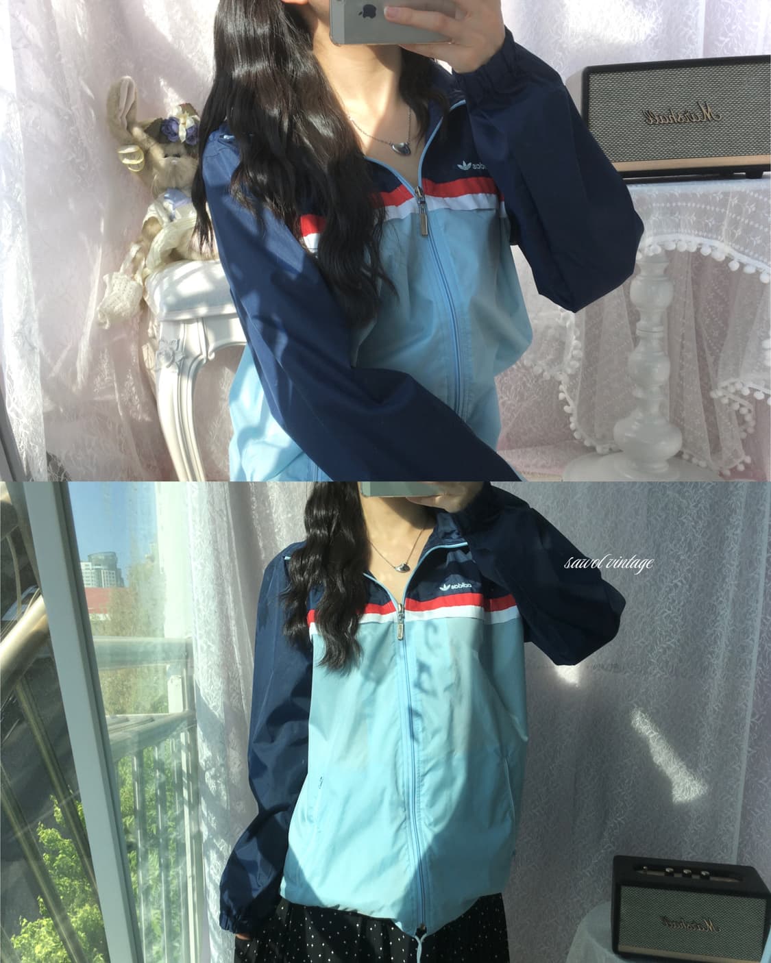 Adidas 80's old school windbreaker 상품이미지1