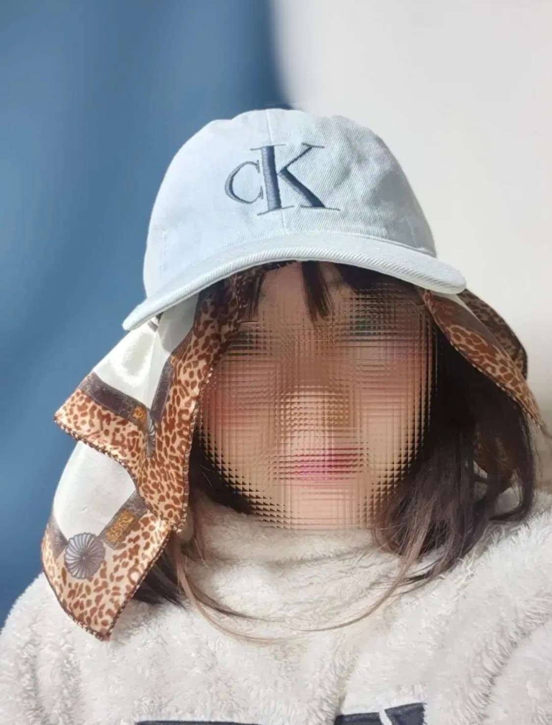 연청 라이트데님 CK 캘빈클라인 레터링 데님 볼캡 모자 상품이미지9