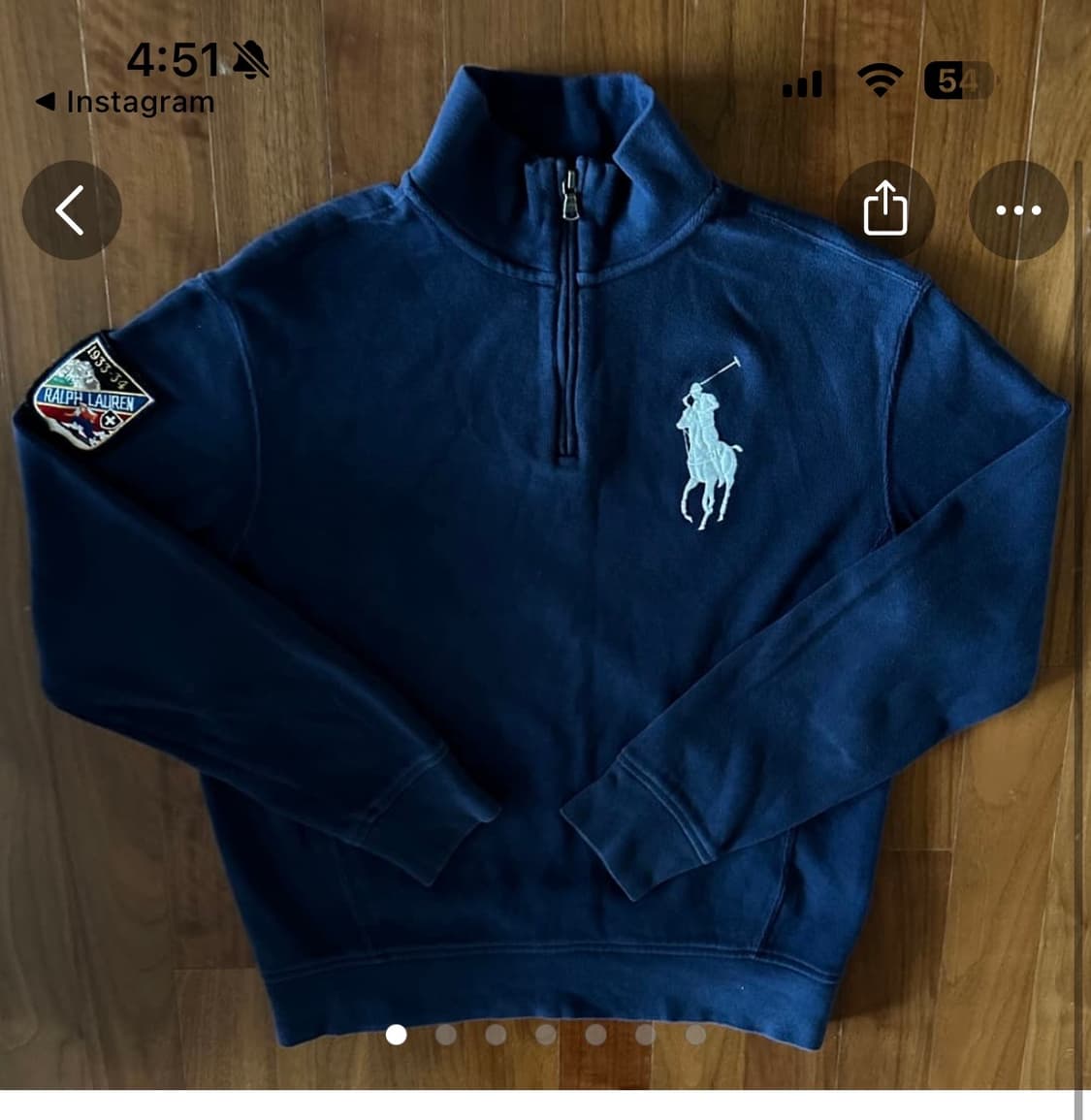 폴로 랄프로렌 빅포니 반집업 상품이미지1