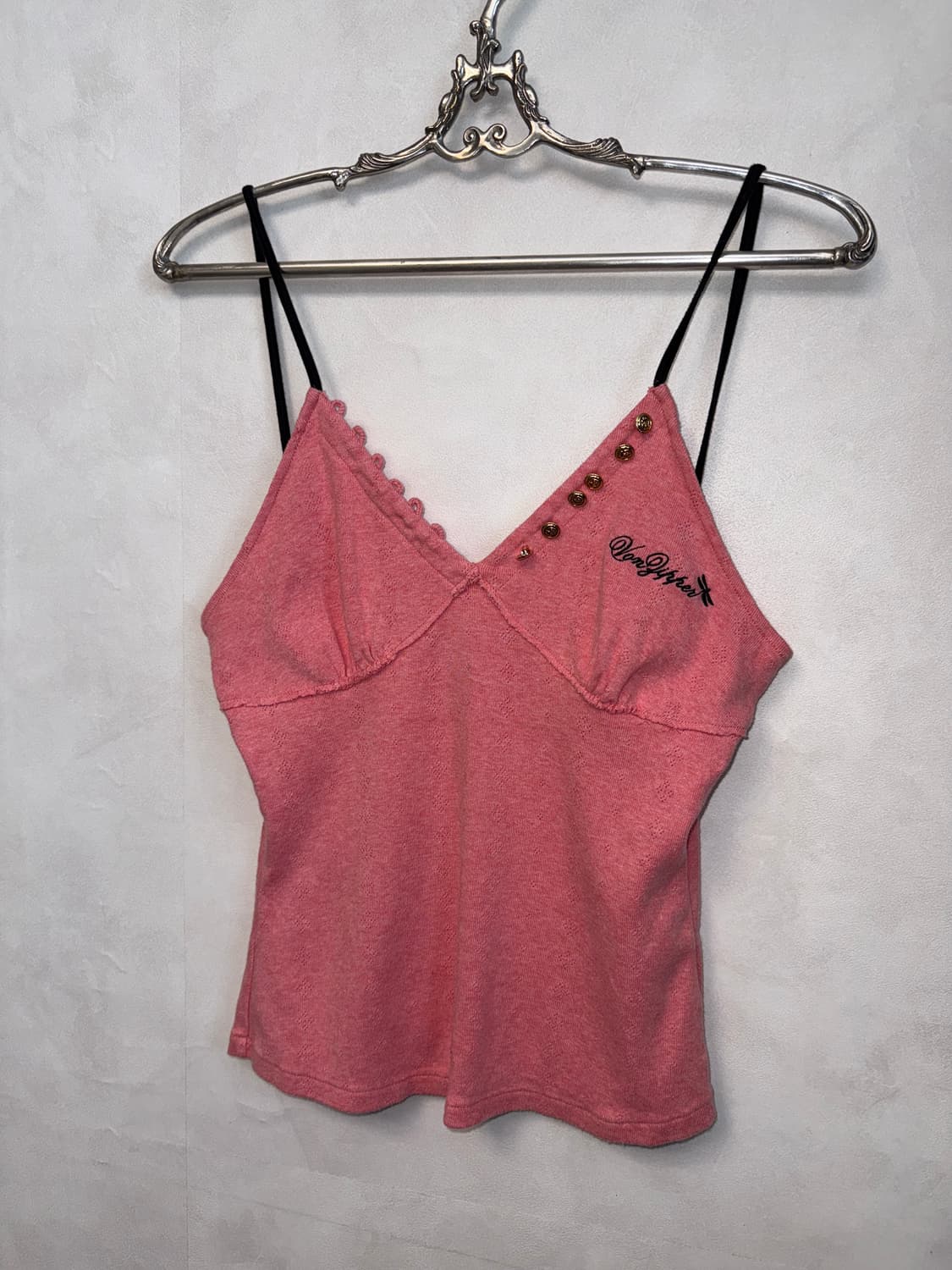 Baby pink button two ways sleeveless 상품이미지3