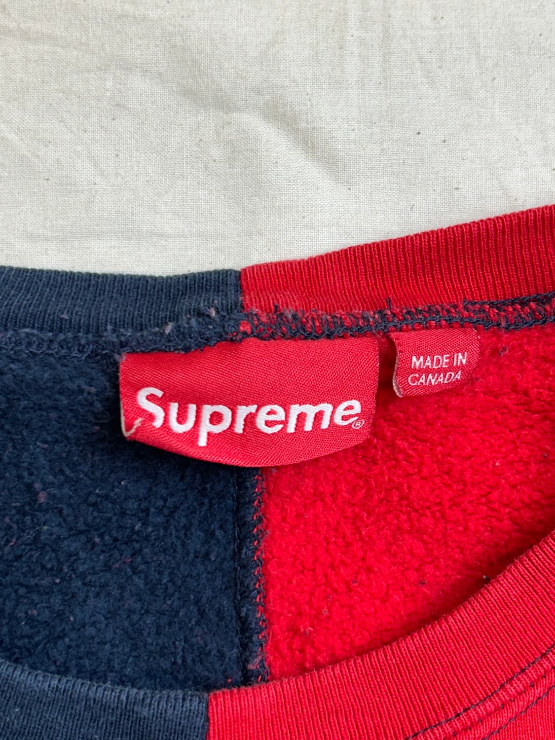 supreme 슈프림 18FW 스플릿 크루넥 스웻셔츠 상품이미지5