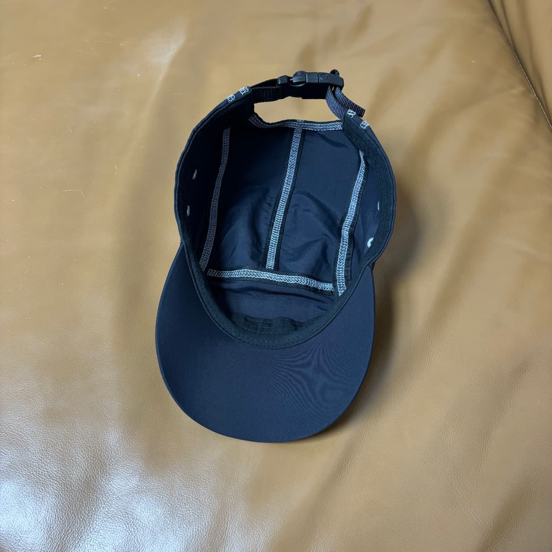 슈프림 캠프캡 모자 박스로고 23ss 리플렉티브 스티치 블랙 상품이미지7