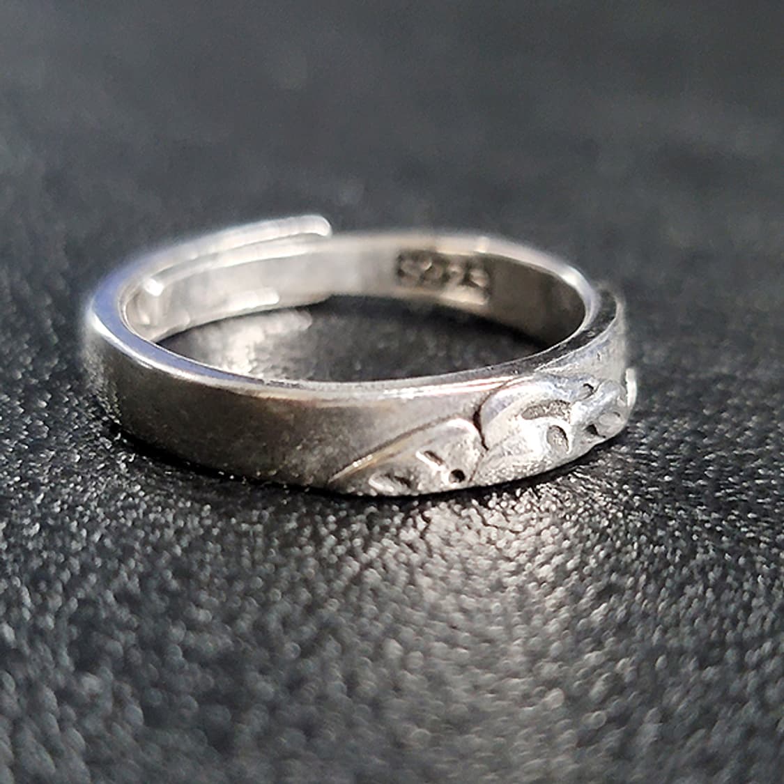 Ghost 실버 남자 엔틱 빈티지 명품 생명 조각 유령 반지 상품이미지2