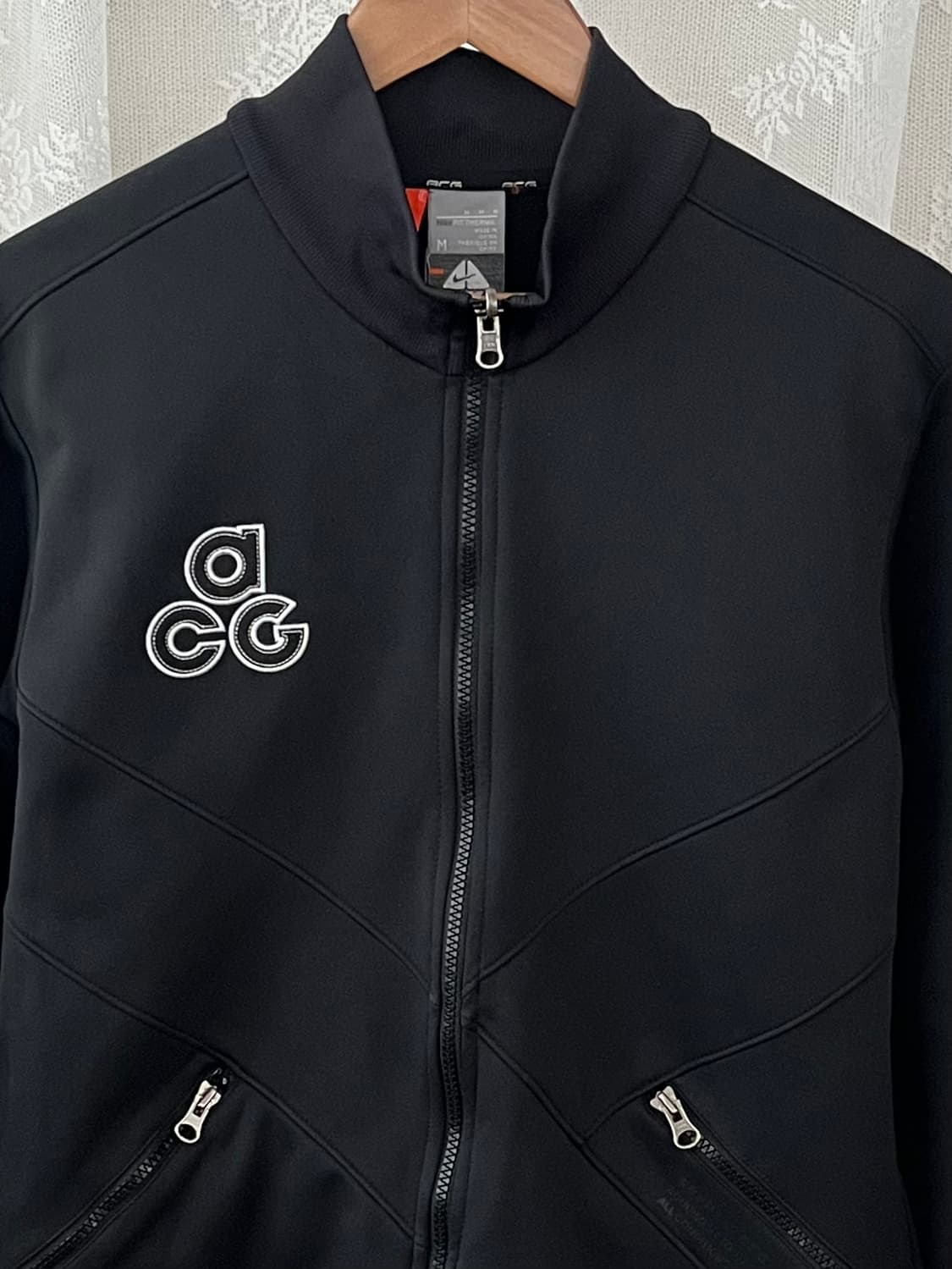 M) 나이키 ACG 빈티지 져지 집업 블랙 상품이미지3