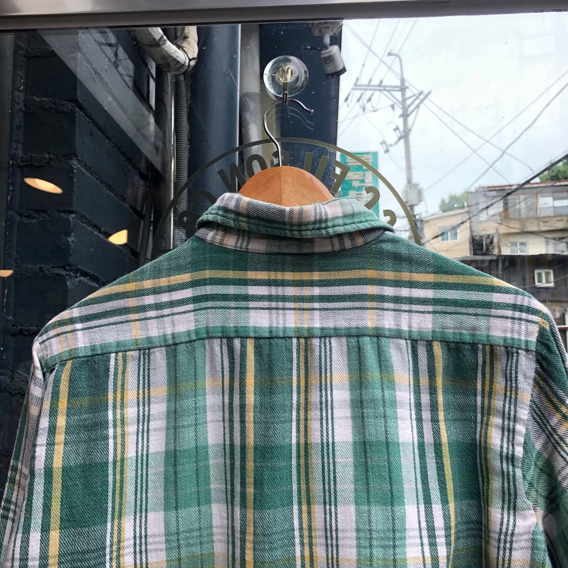 70s Big Mac flannel shirt-L 상품이미지6