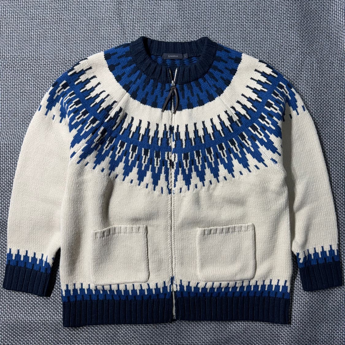 레이지블루 집업 가디건 화이트 ( L/OLD-8137  상품이미지1