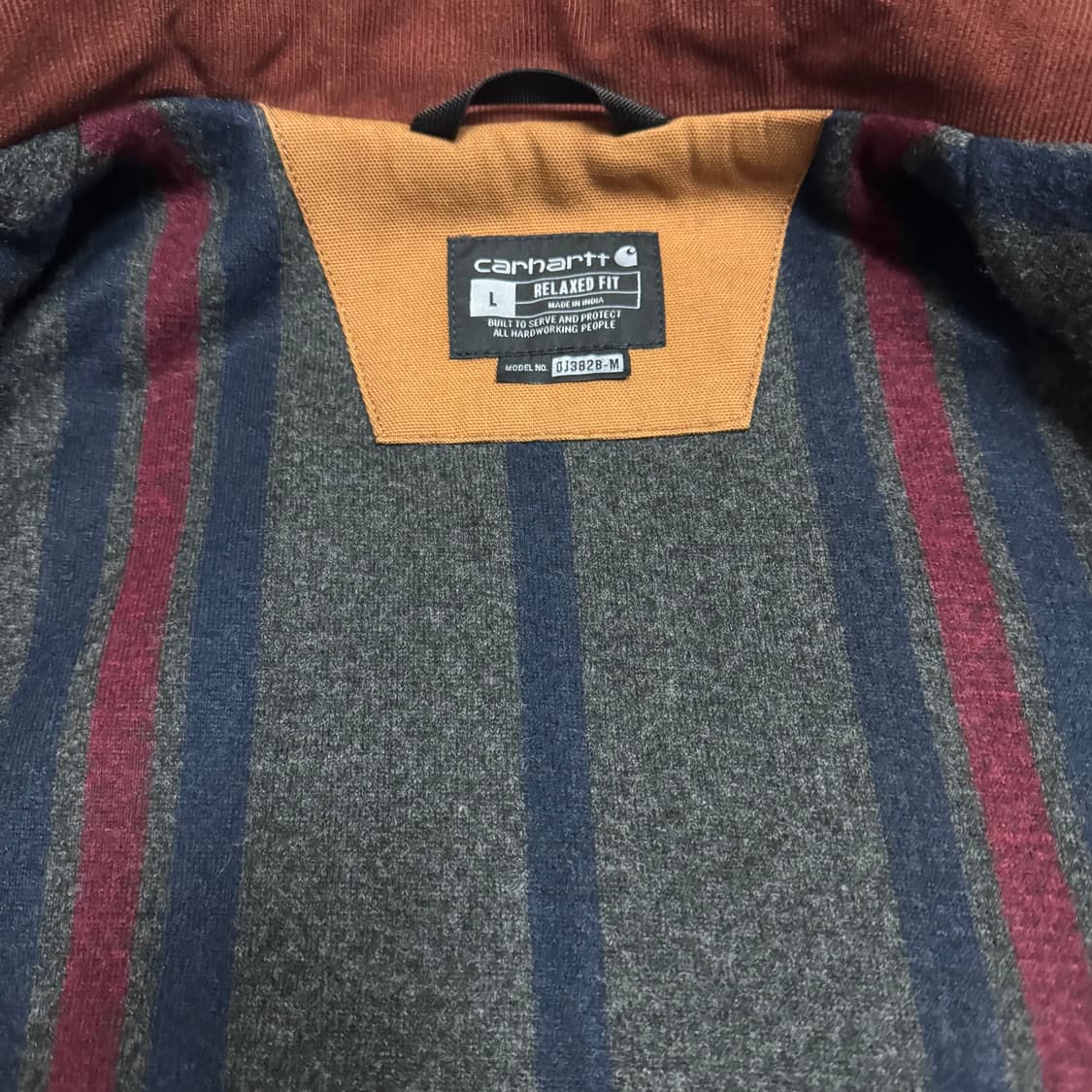 칼하트US 디트로이트 현행 자켓 브라운 상품이미지3