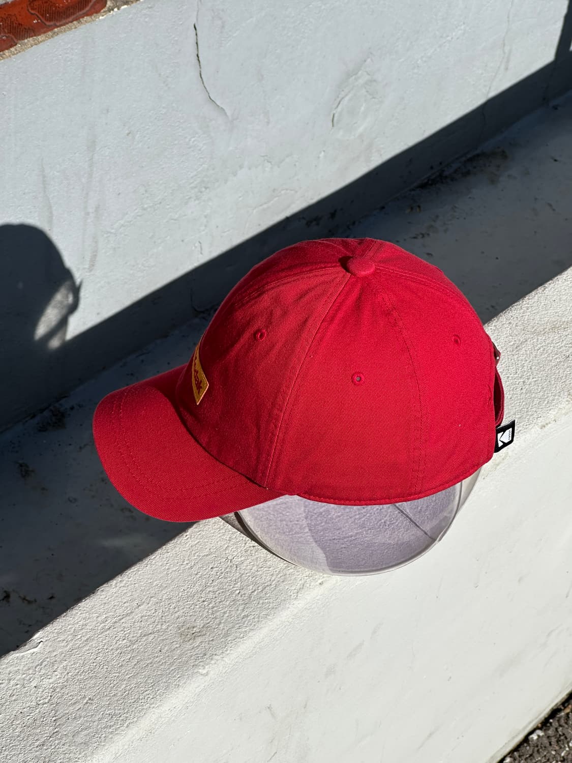 [M-L] 코닥 로고 레드톤 볼캡 모자 상품이미지3