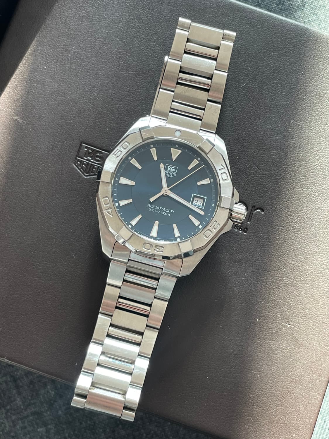 태그호이어 아쿠아레이서 41m 스틸 청판 상품이미지1