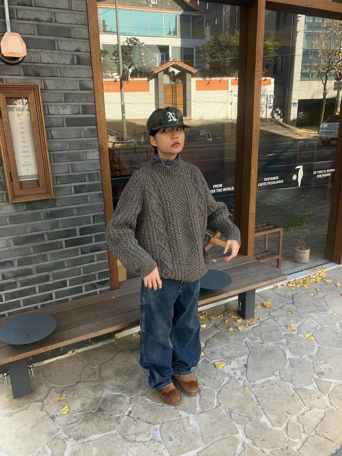 vtg handmade wool sweater  상품이미지8