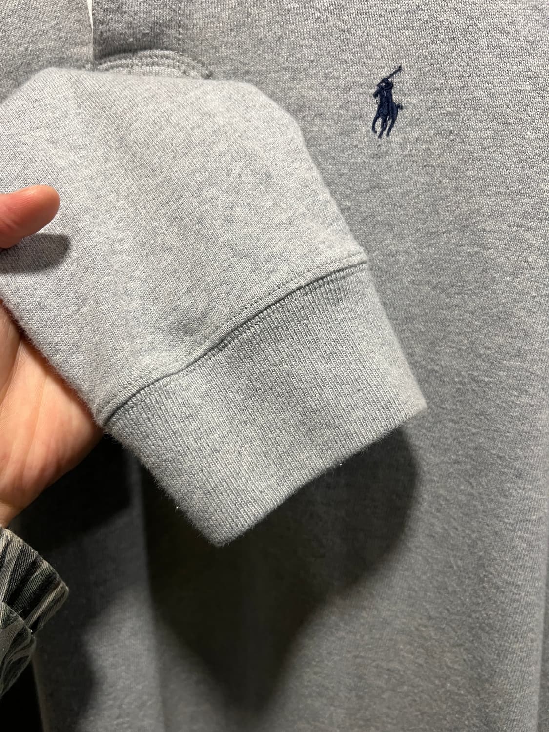 [2XL]폴로 랄프로렌 엘보패치 그레이 럭비 티셔츠 상품이미지6