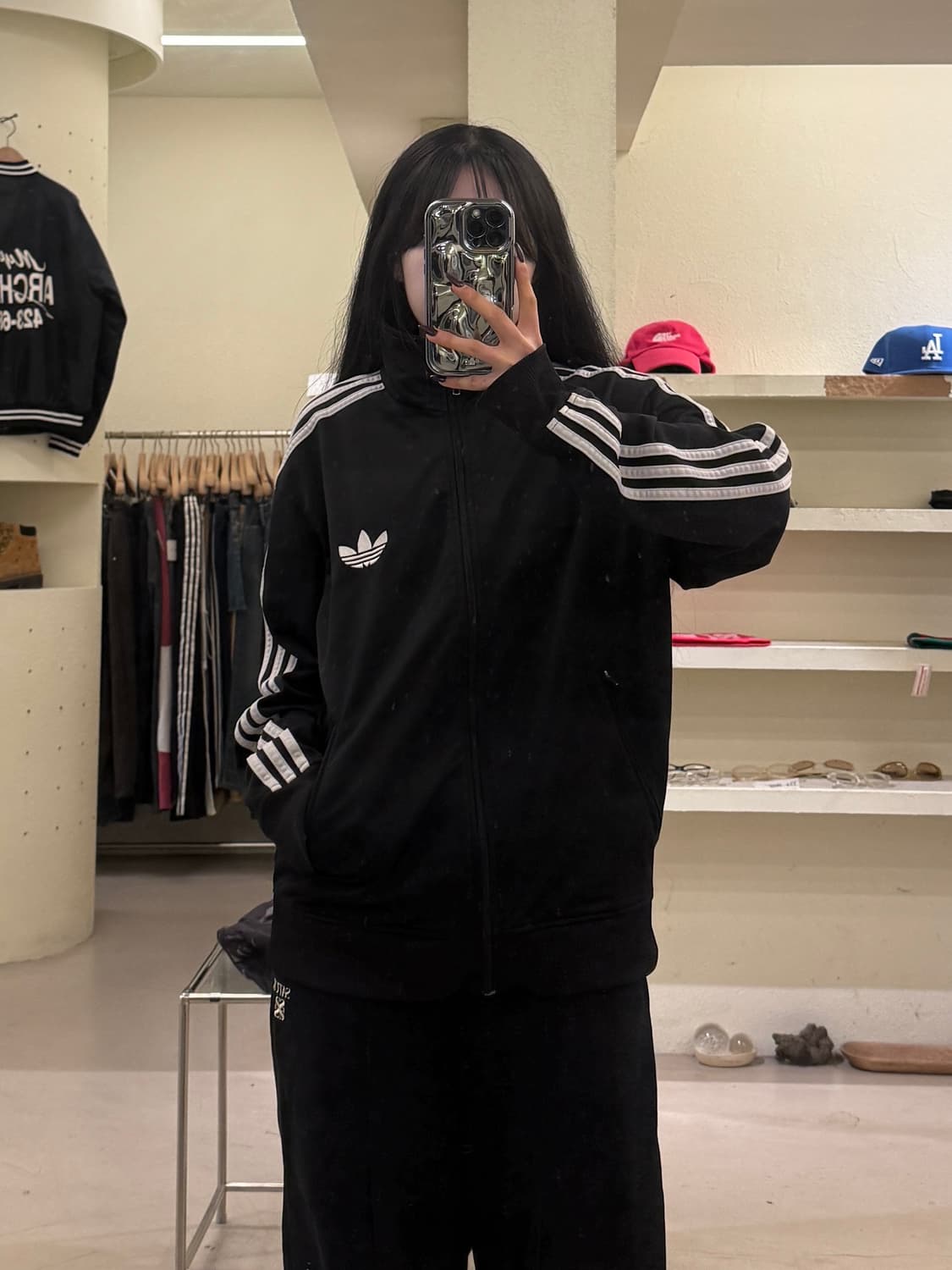 아디다스 파이어버드 트랙탑 져지 블랙 U1491 상품이미지1