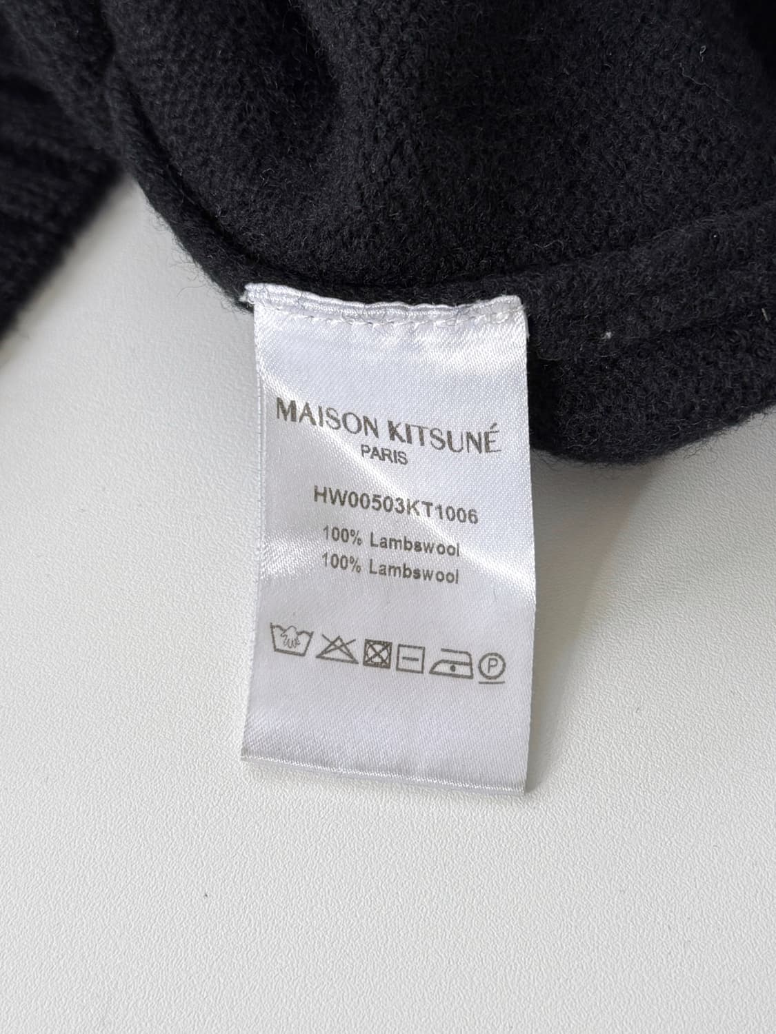 메종키츠네 루즈핏 베이비폭스로고 블랙 가디건 상품이미지6