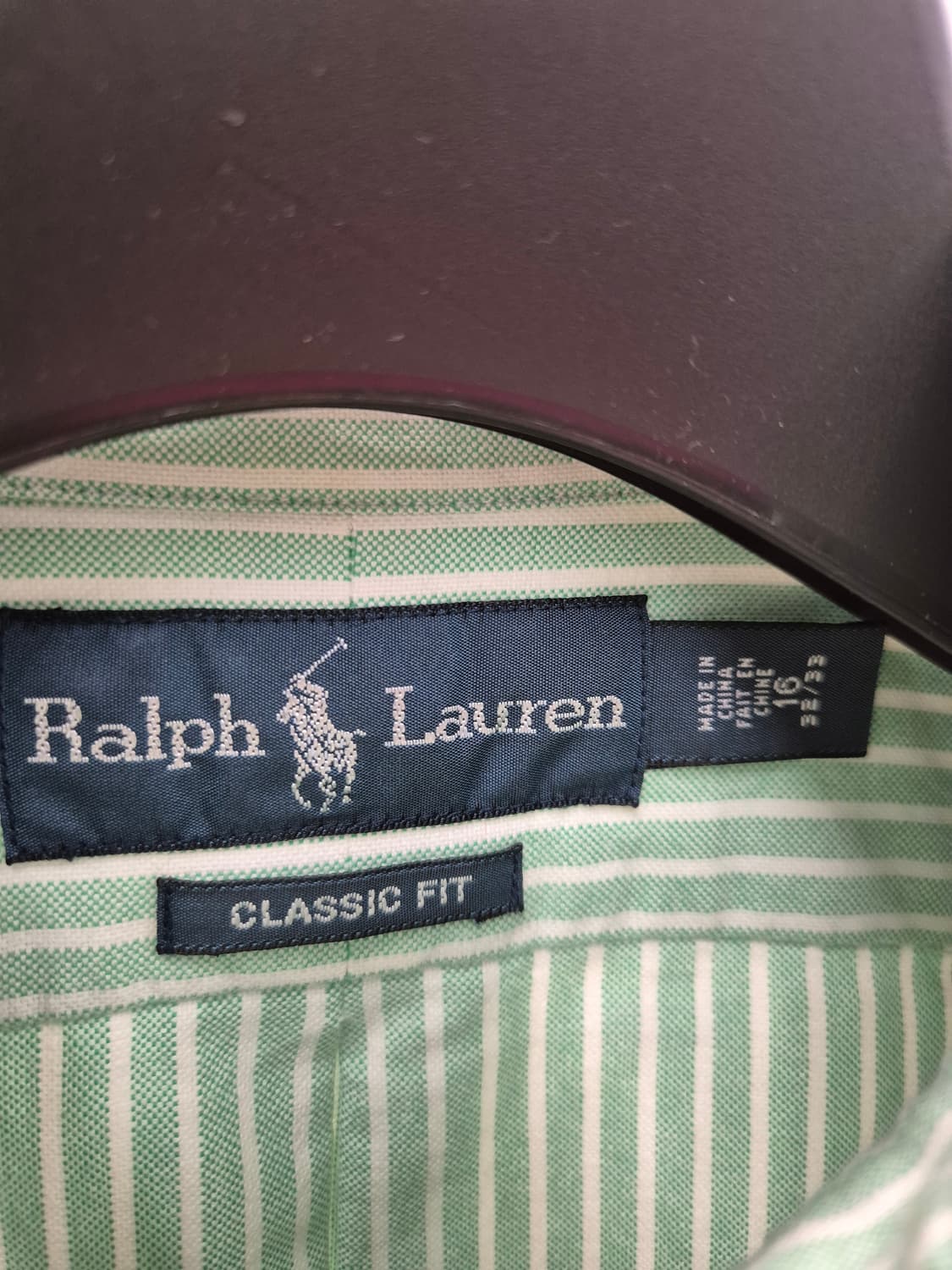 폴로랄프로렌 그린체크셔츠 32/33 상품이미지6