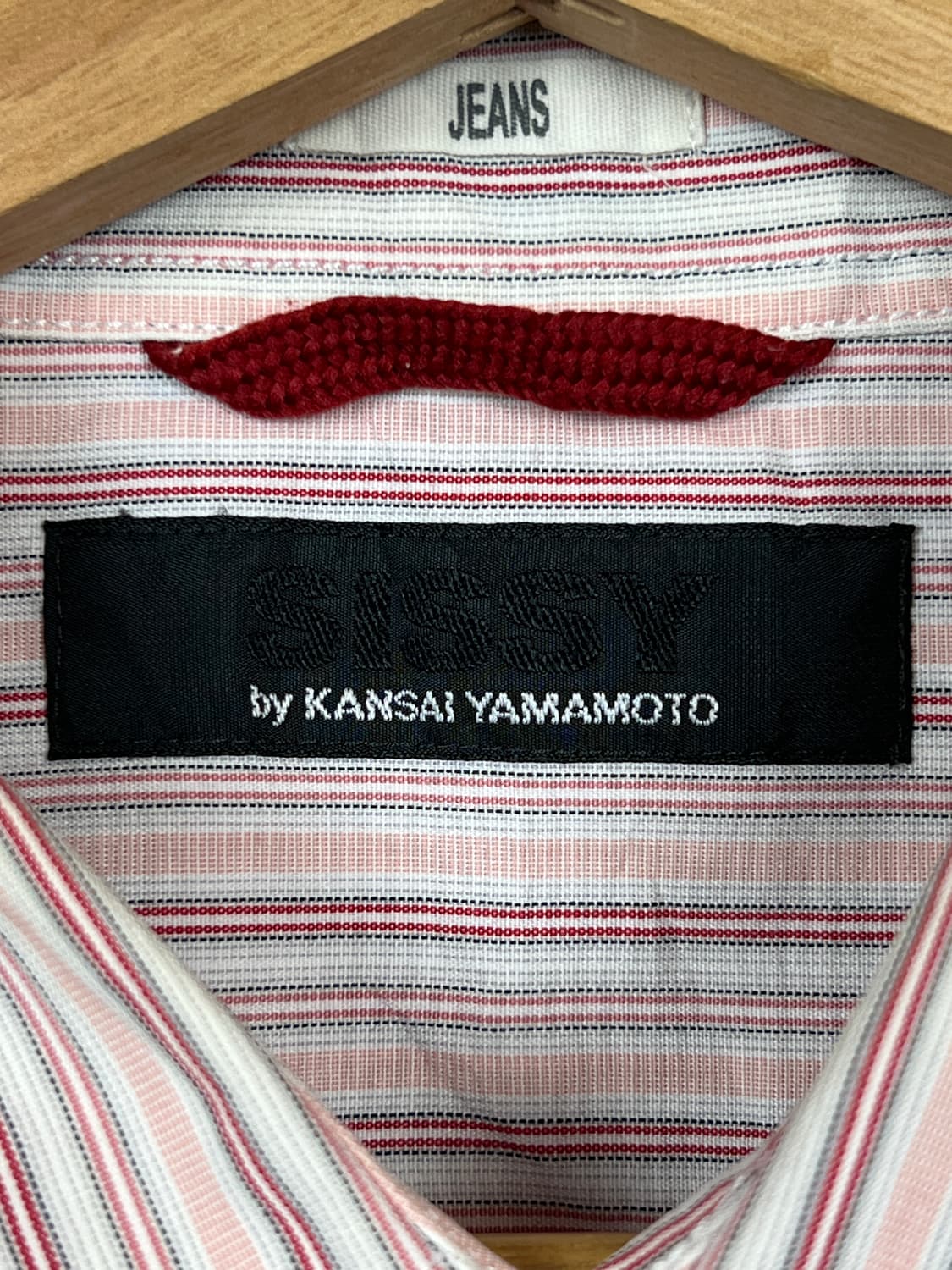 T163 Sissy/KANSAI YAMAMOTO스트라이프 반팔 셔츠 상품이미지3