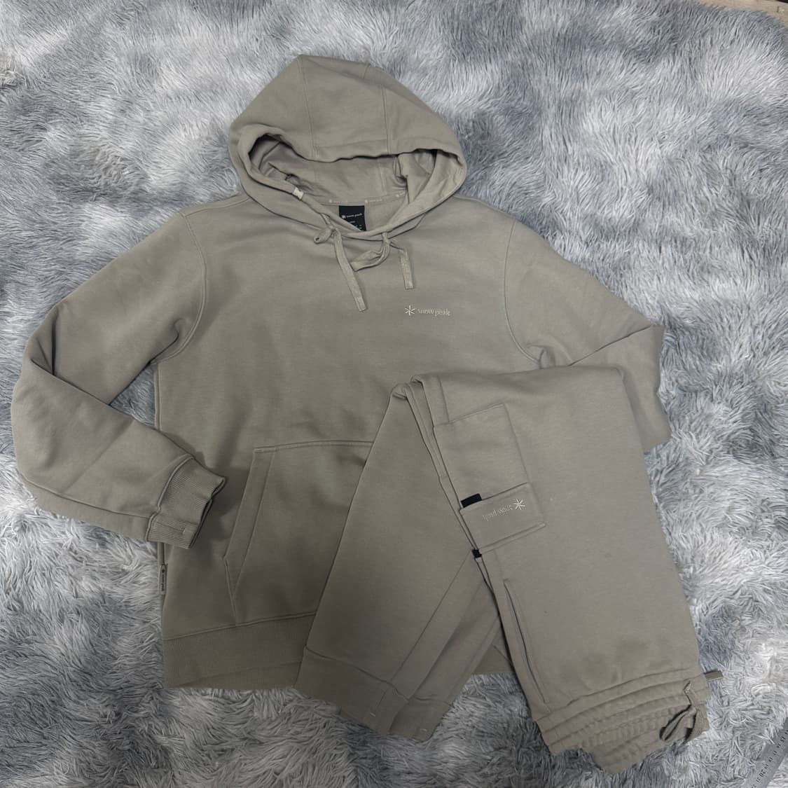 스노우피크 트레이닝후드셋트 M사이즈 상품이미지1