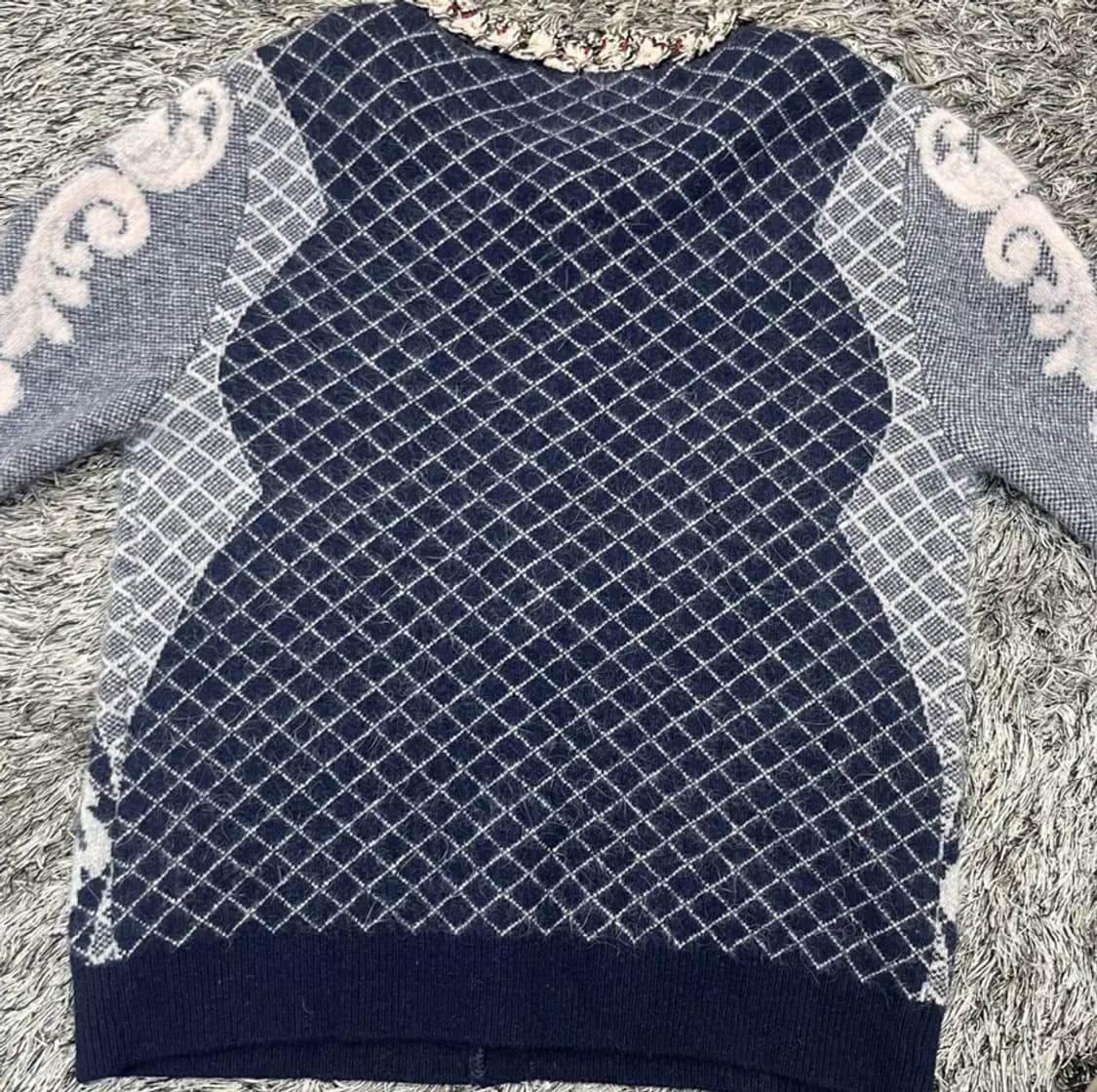 오즈세컨 여성 울 75% 니트 자켓 (85) 상품이미지4