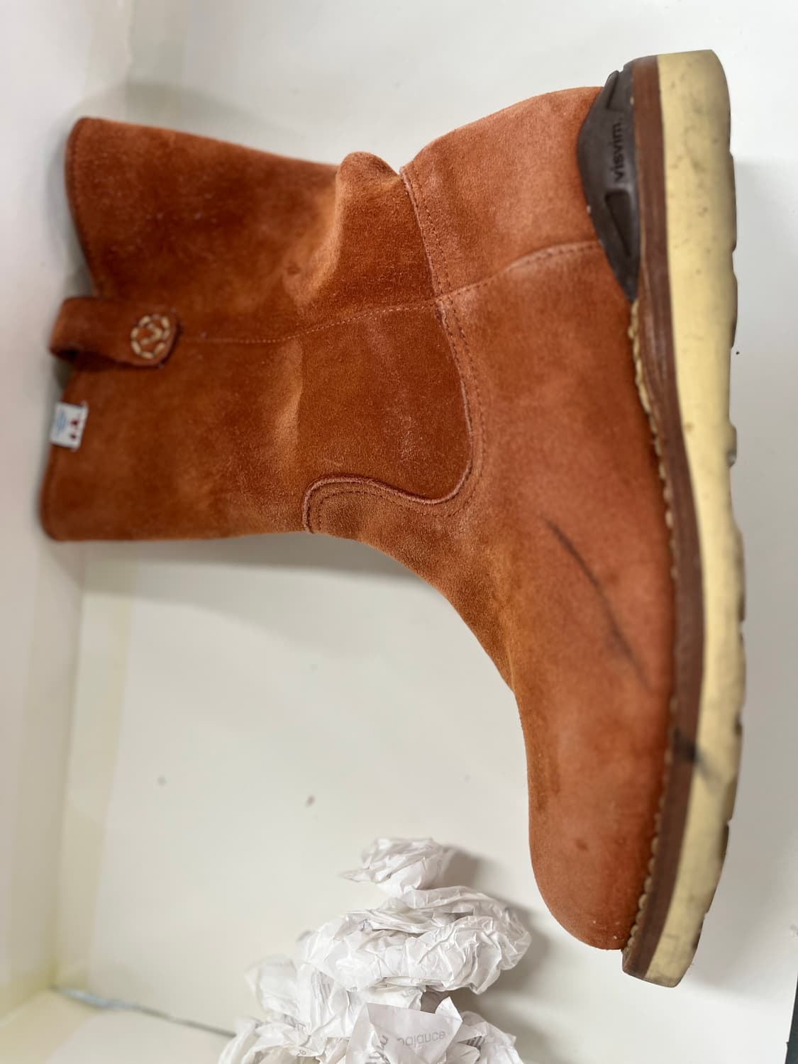 비즈빔 visvim 와바나키 오렌지 스웨이드 부츠 10 상품이미지8