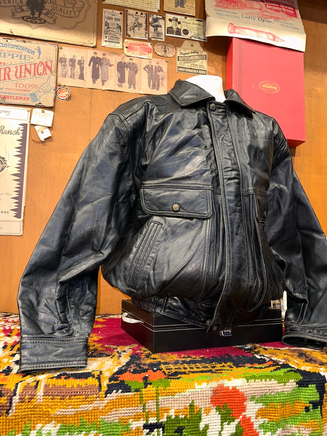 ( XL-2XL ) 가죽자켓 봄버자켓 레더자켓 a2가죽 오버핏가죽 상품이미지2