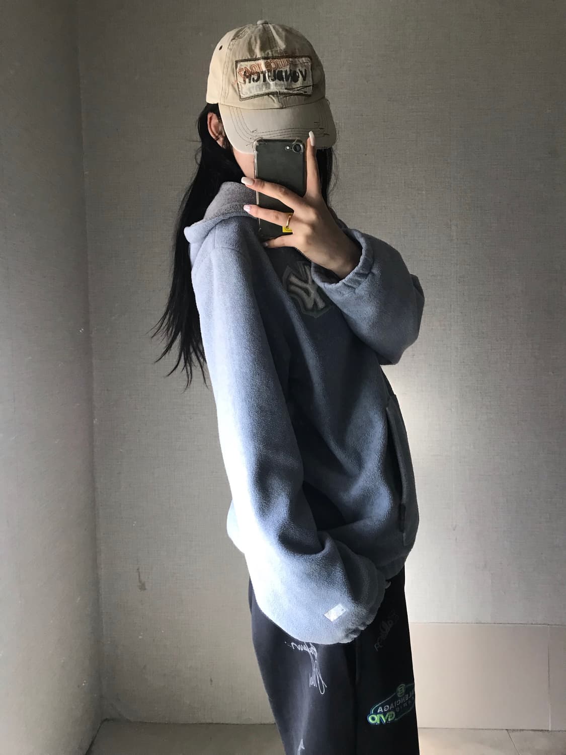 WWS 연하늘 후리스 상품이미지4