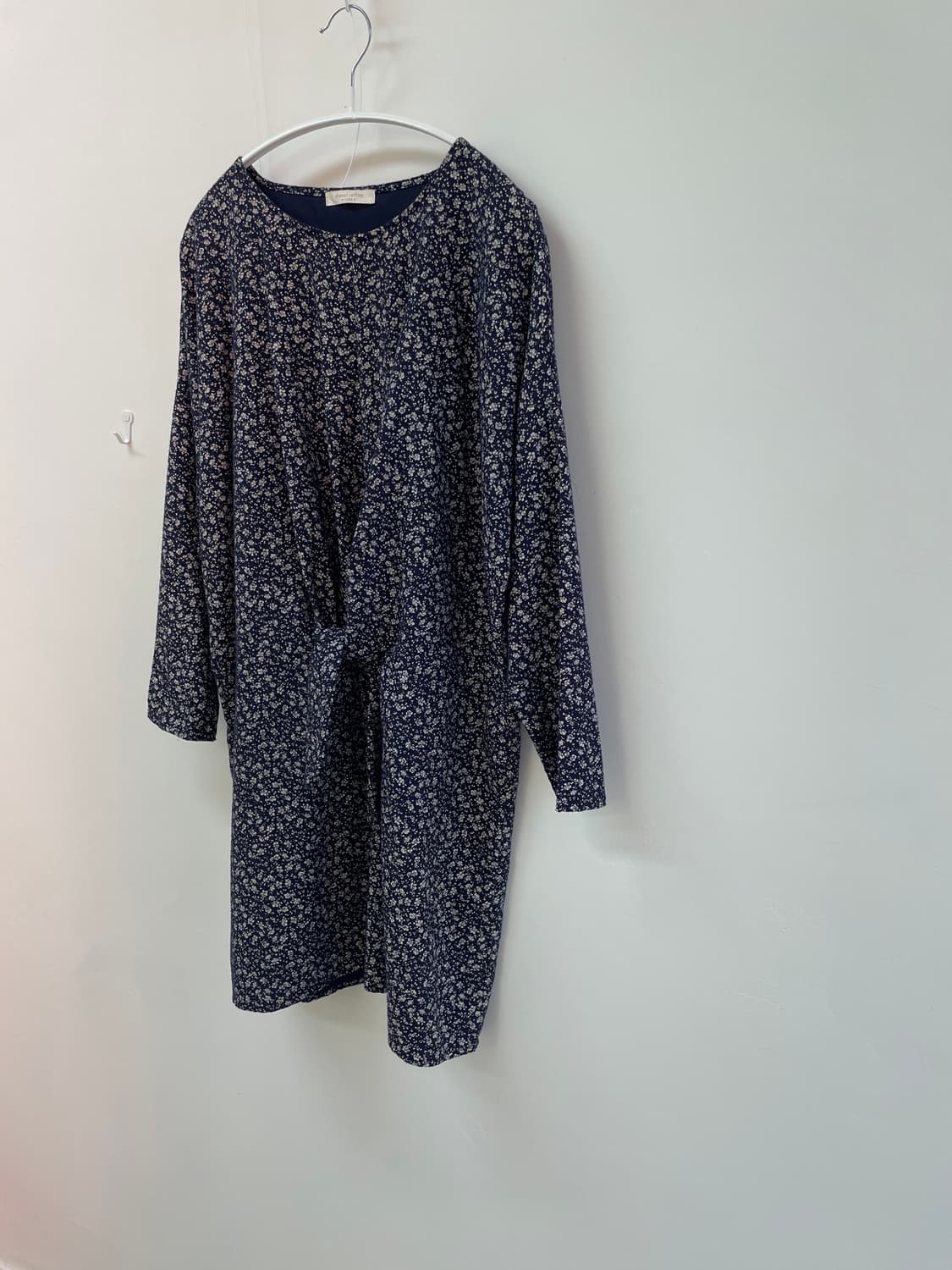 chocol raffine  네이비 잔꽃 패턴 원피스 상품이미지4