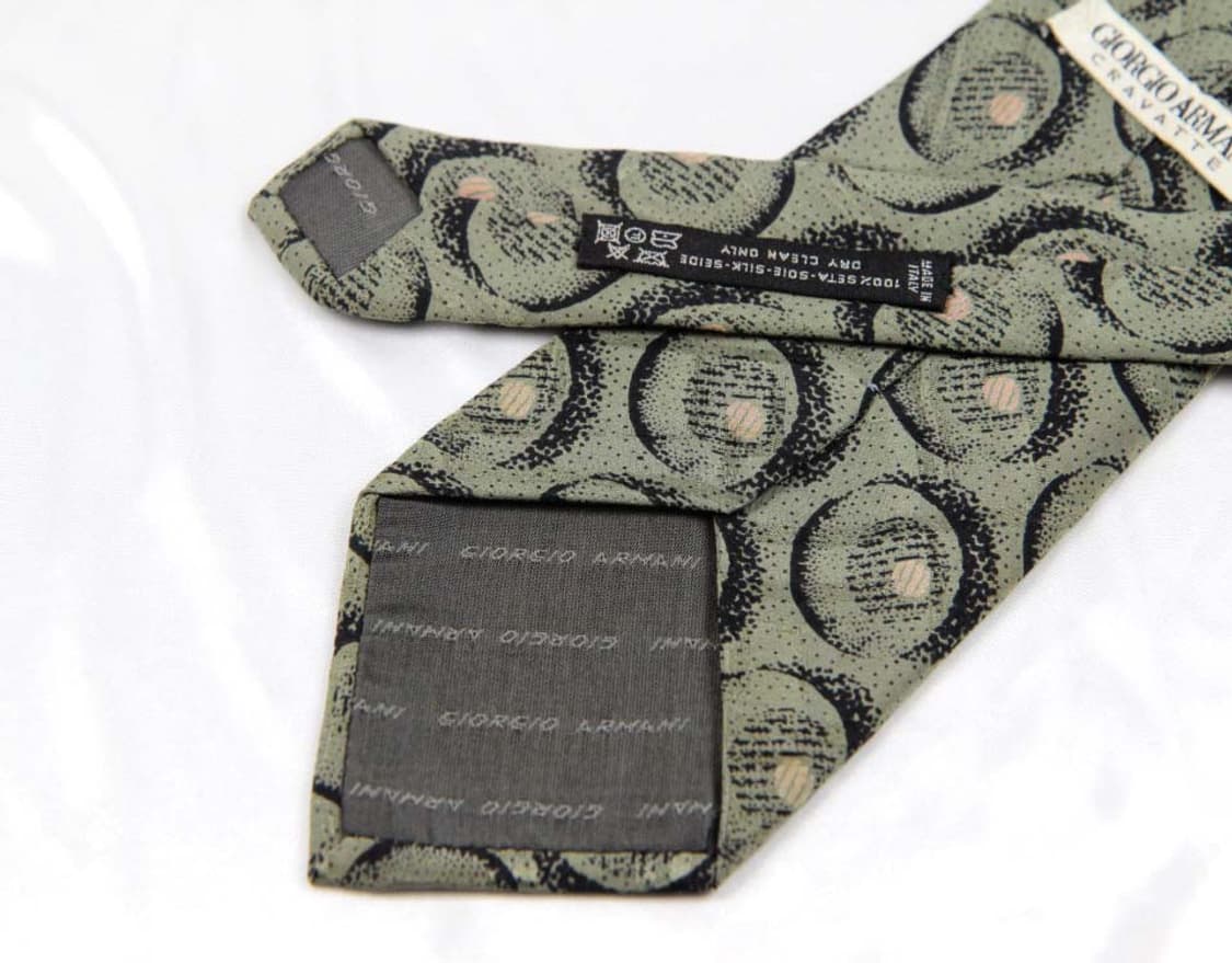 알마니 8.5cm A+등급 남자 명품 넥타이 상품이미지4