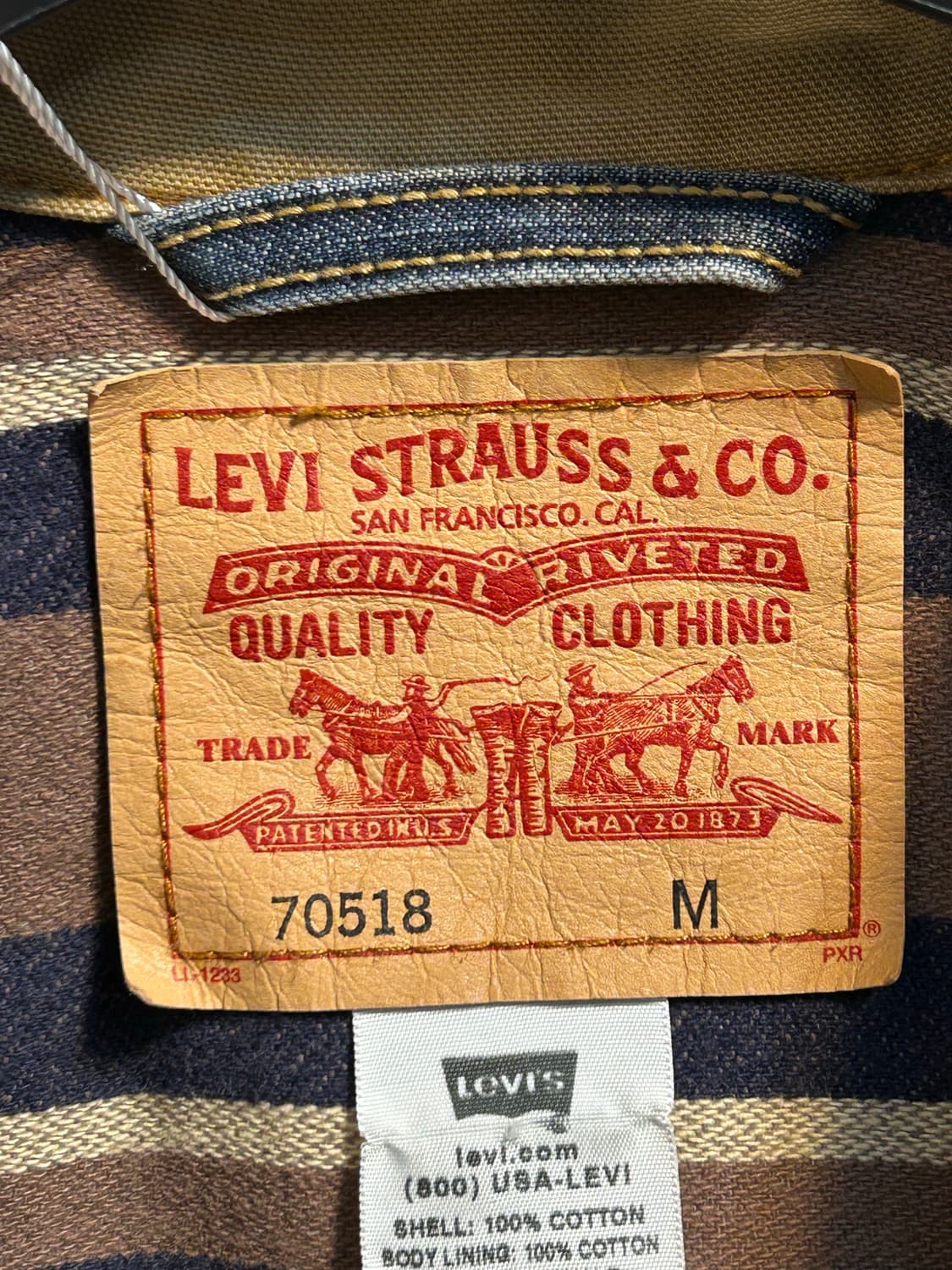 리바이스 70518 코듀로이 카라 트러커 자켓 상품이미지8