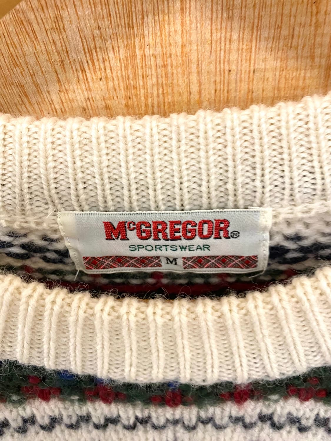 McGREGOR fair isle knit 맥그리거 페어아일 니트 상품이미지4