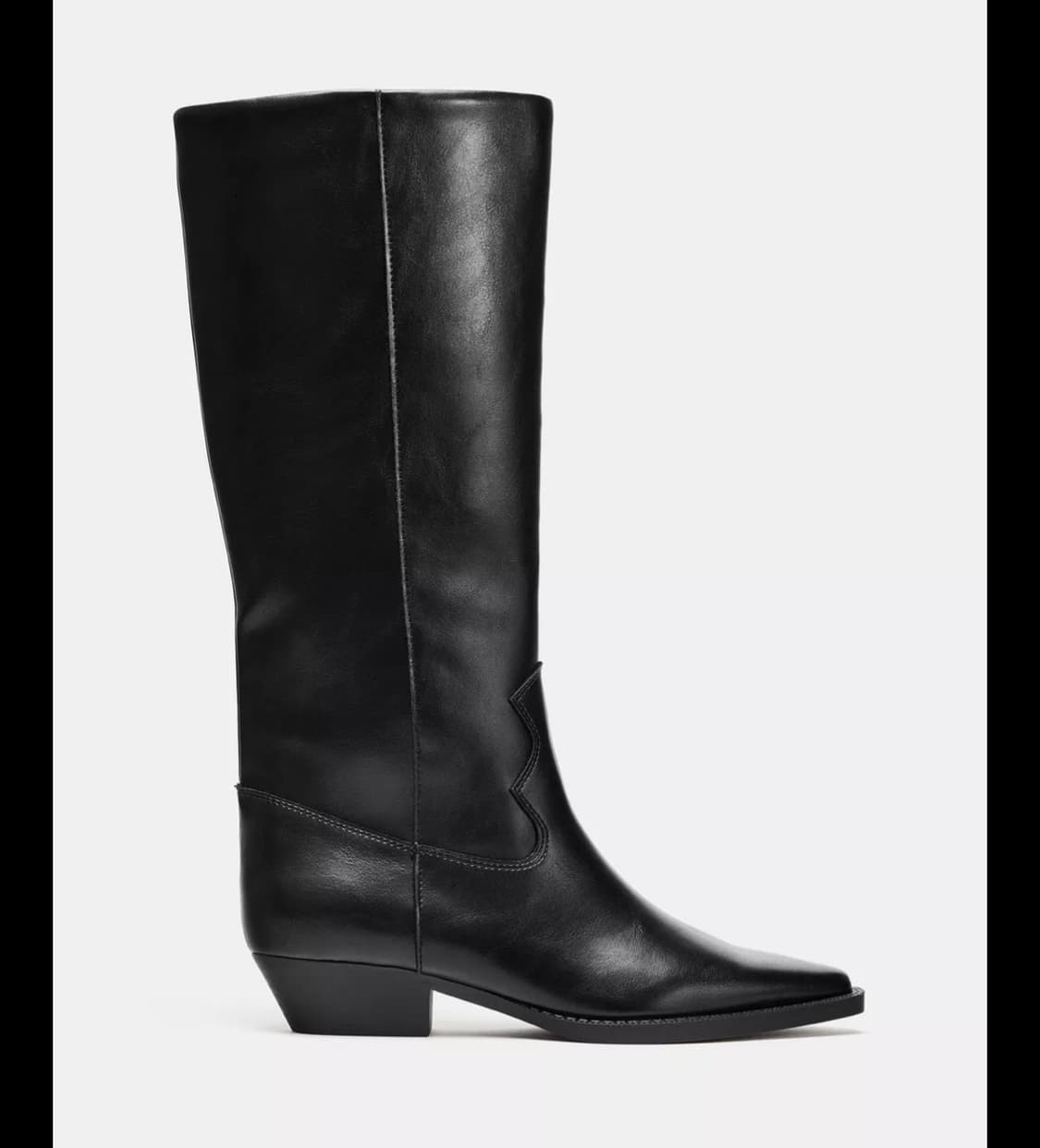 Zara 자라 카우보이 플랫 부츠 상품이미지2