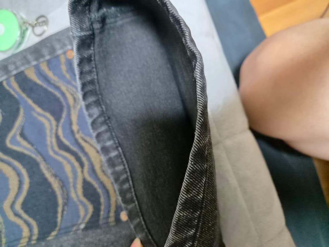 [M] 앤더슨벨 에스닉 카펜터 팬츠 블랙 상품이미지3