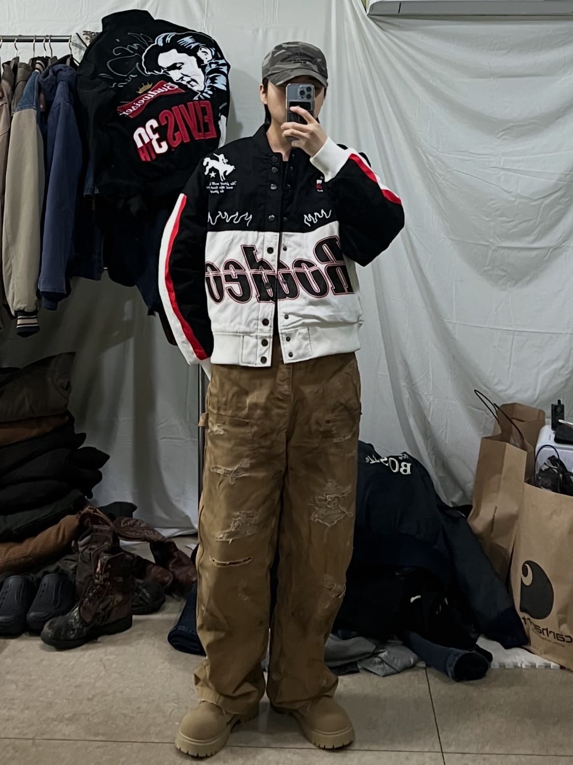 팍선 빈티지 Rodeo 로데오 자켓 상품이미지3