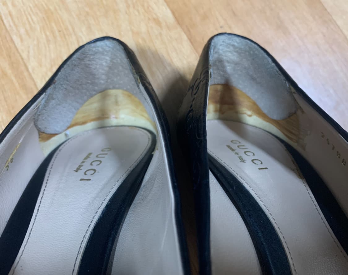 GUCCI 구찌 GG-로고 오픈 토 플랫폼(36 사이즈) 상품이미지10