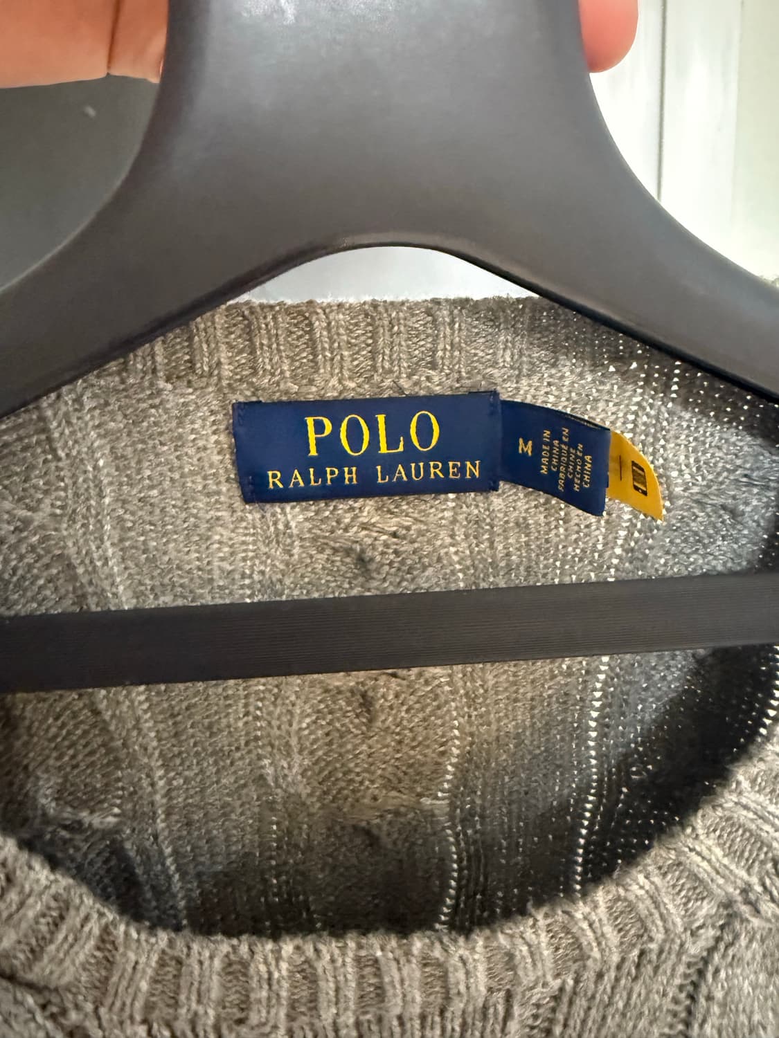 폴로 케이블 니트 상품이미지3