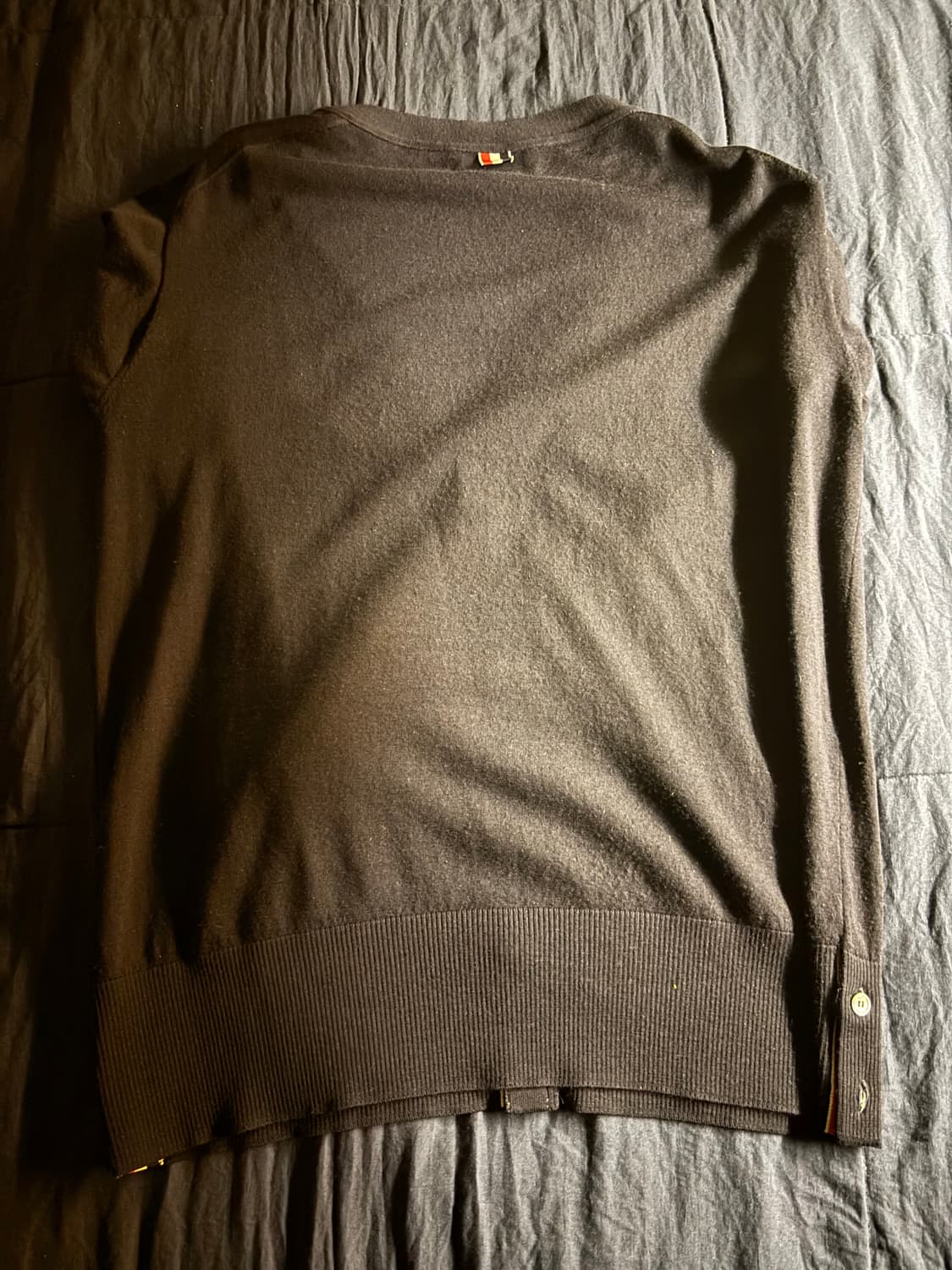 톰브라운 밀라노 스티치 가디건 네이비 상품이미지3