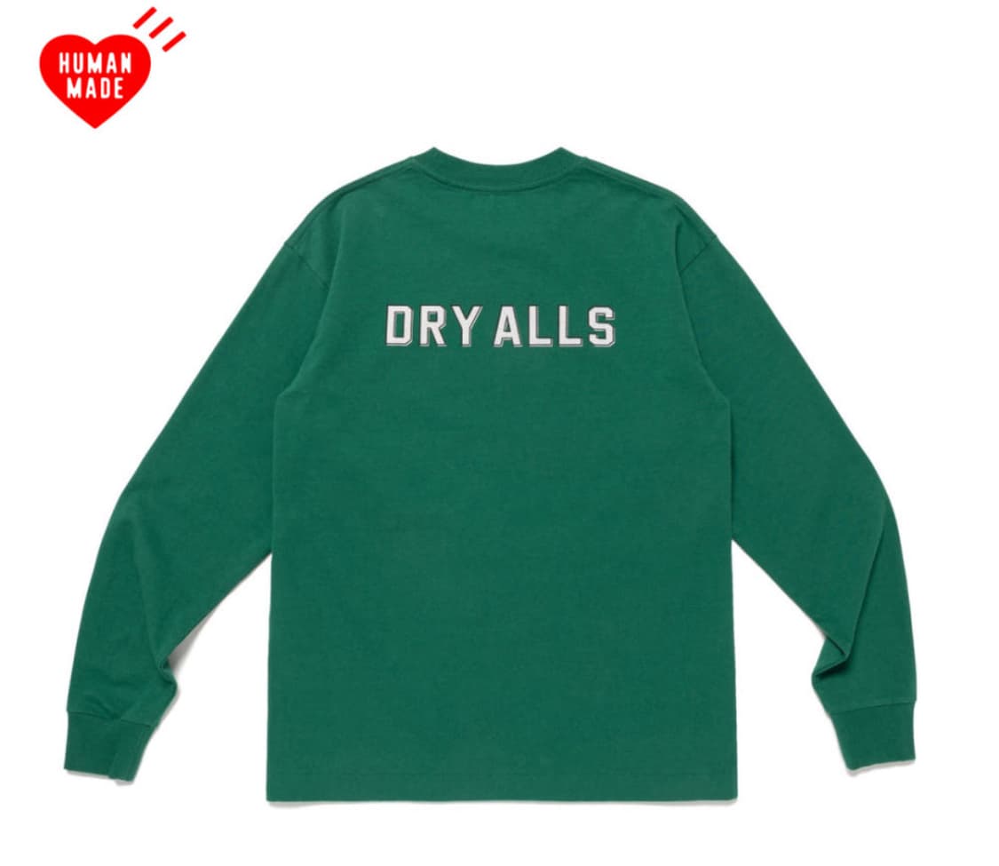 Humanmade 휴먼메이드 롱슬리브 그린 s 상품이미지2
