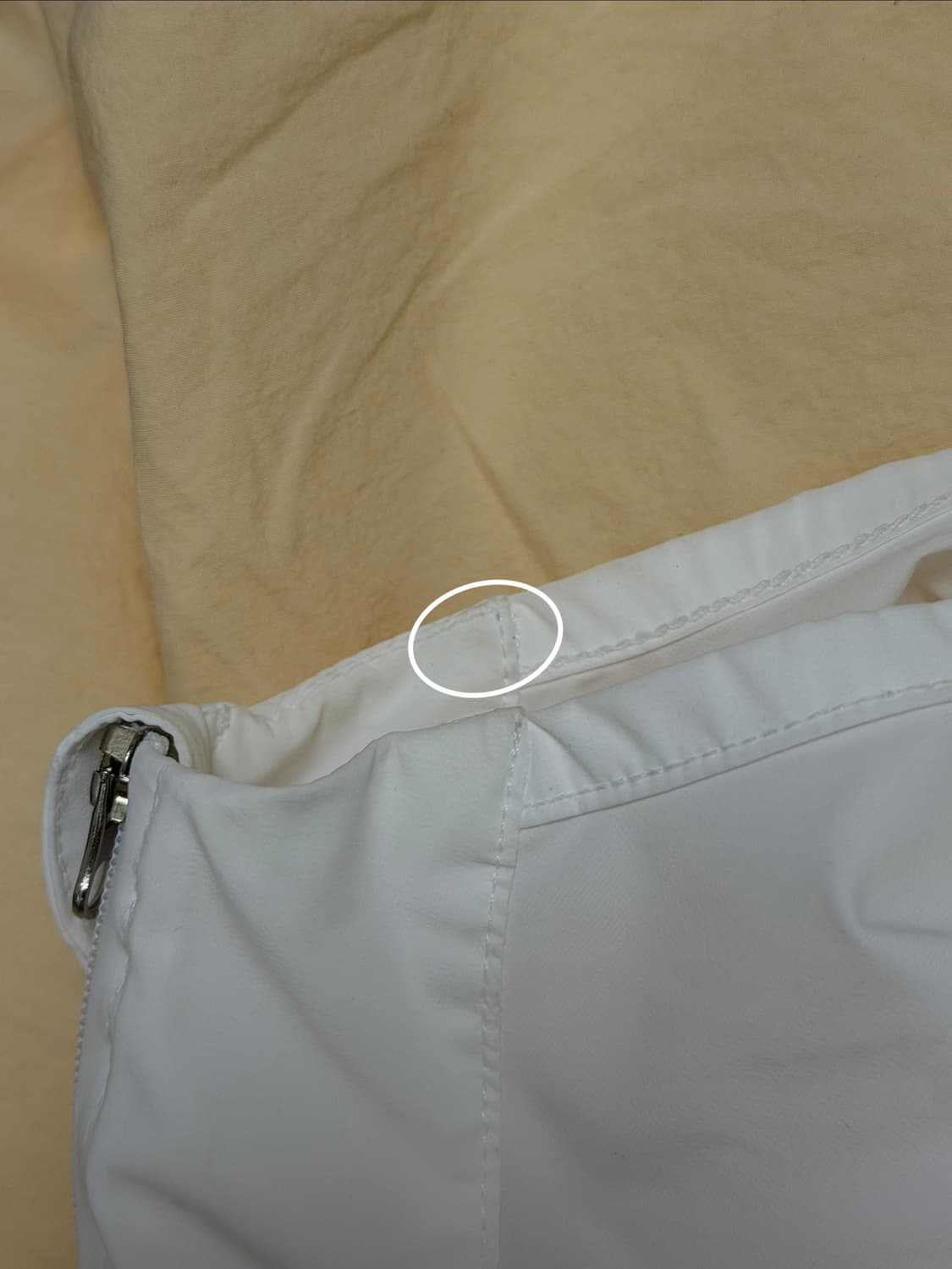 지초이컴포트 데일리 워터프루프 집 후디 화이트 (1) 상품이미지7