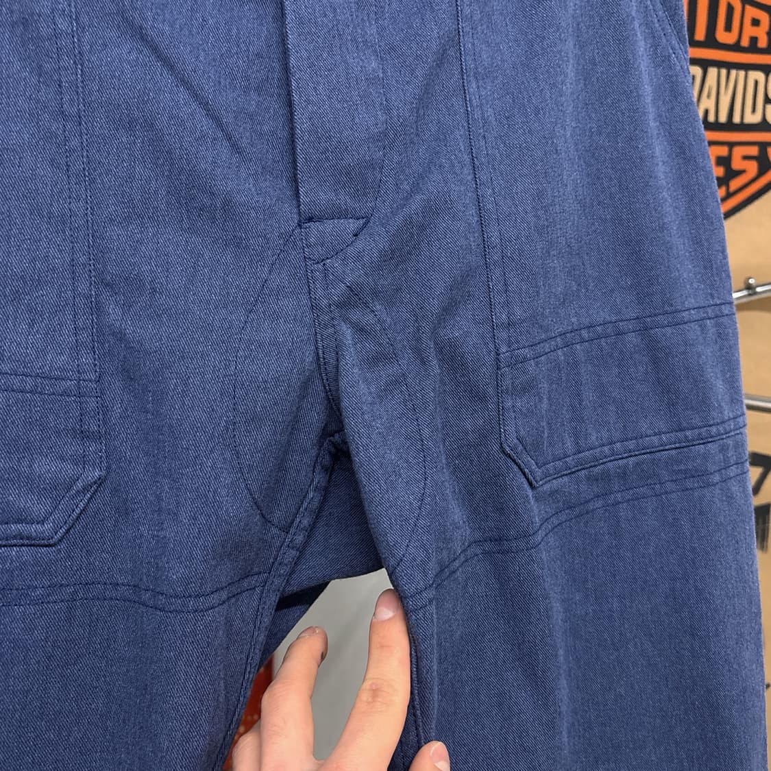 90s 오리지널 빈티지 프렌치 워크 팬츠 신치백 카고 N694 상품이미지5