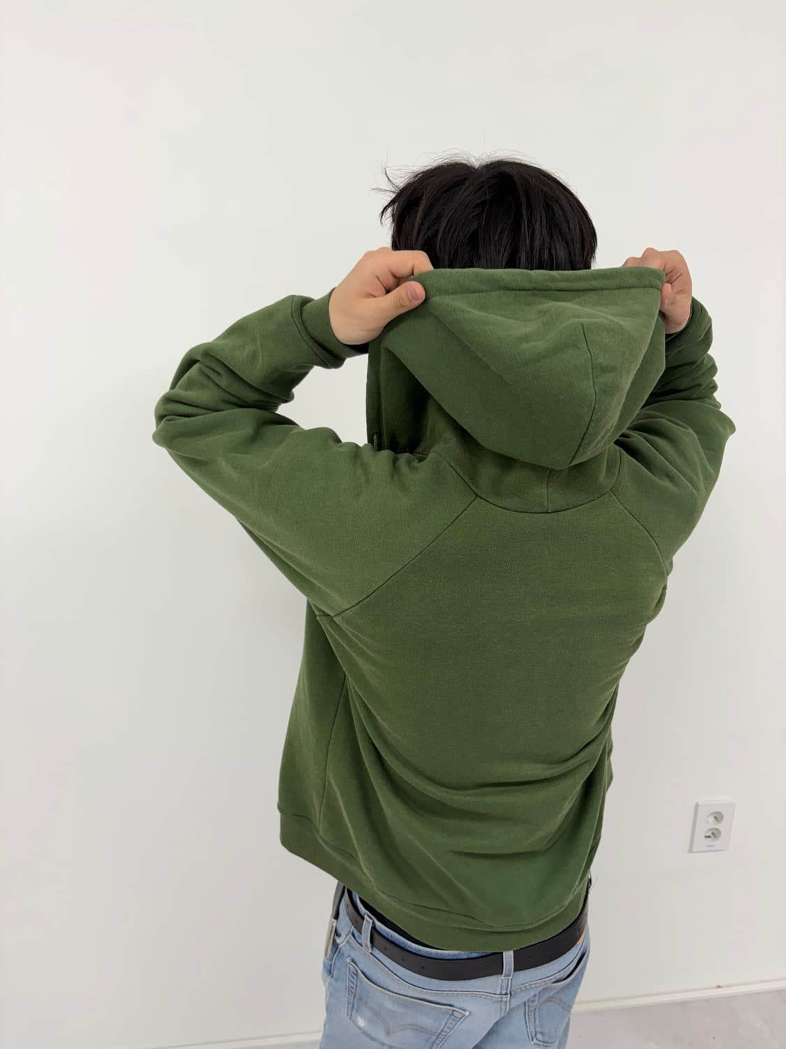 빈티지 00‘s 와플 후드집업 M 상품이미지2