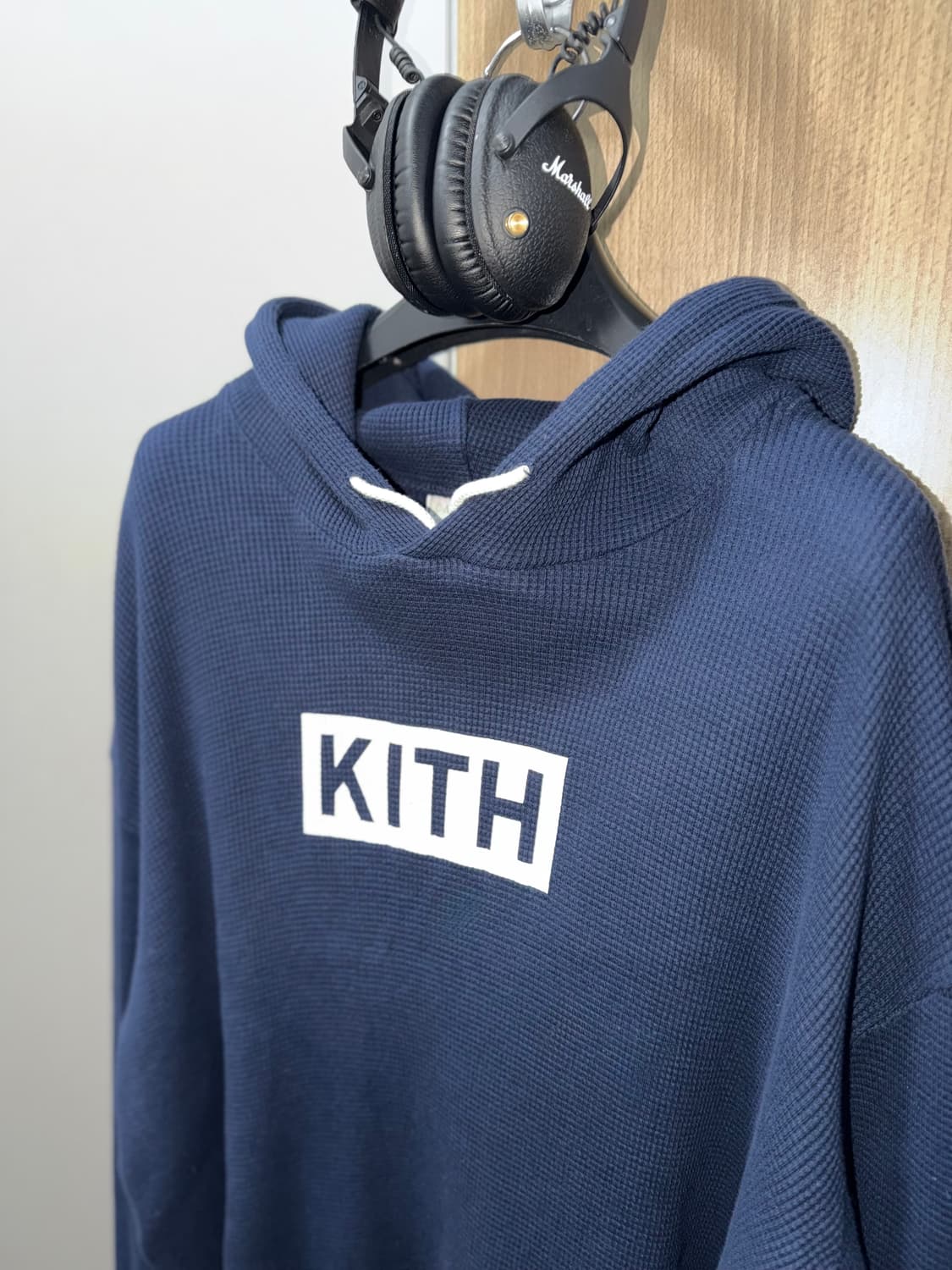 키스 x calux [민트급.정품] 콜라보 니트 후드티(시세40만) XL 상품이미지1