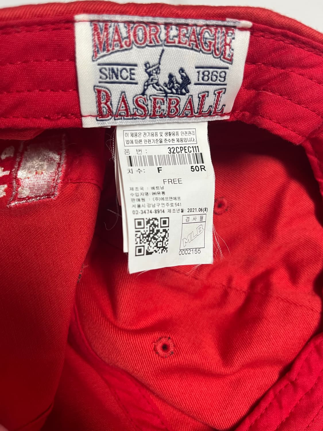 MLB 뉴욕 양키스 볼캡 레드 야구모자 상품이미지3