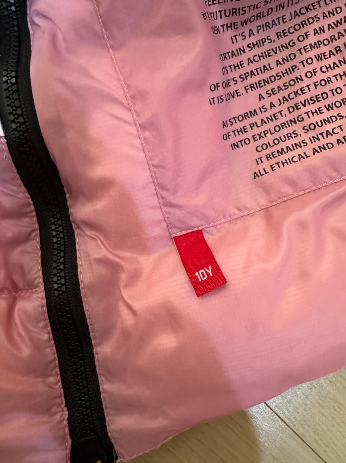 AI라이더즈 키즈 마이크로립스탑 오리털 고글패딩 10Y 상품이미지9