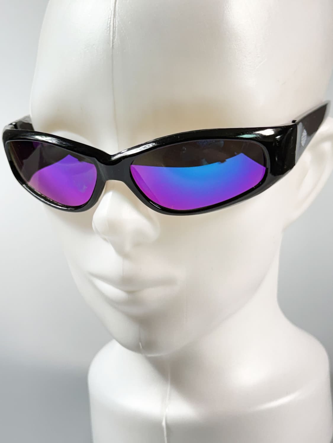 90s SUN HARLAY 블랙 스포티 미러 렌즈 빈티지 선글라스 상품이미지8