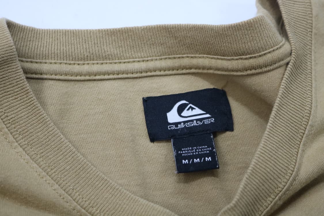 퀵실버 빈티지 백로고 서프 그래픽 베이지 반팔 티셔츠 (M) 상품이미지8