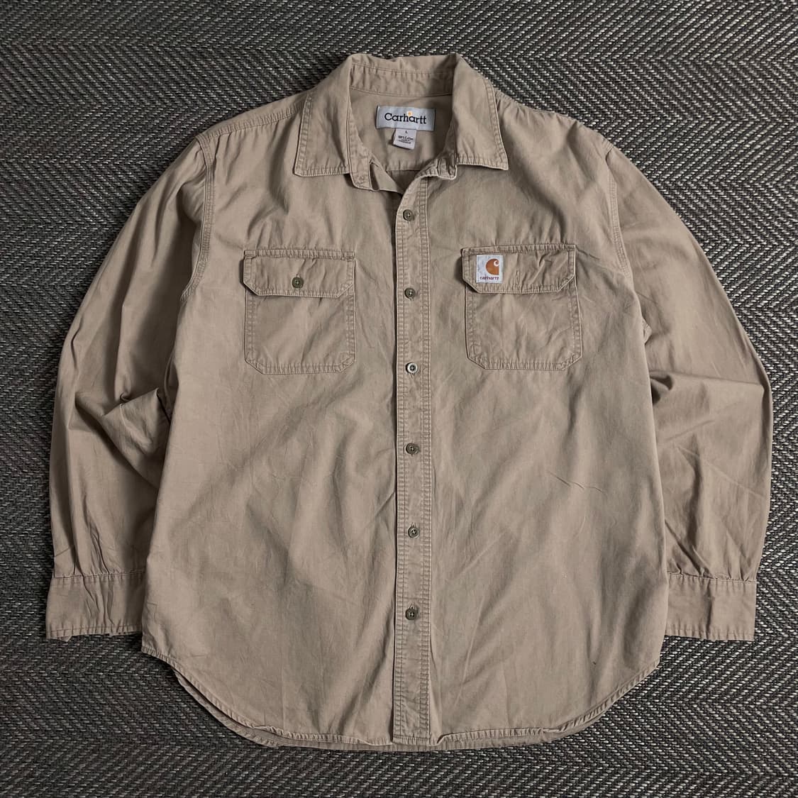 칼하트 원포켓 박시핏 워크 셔츠y 3080 상품이미지2