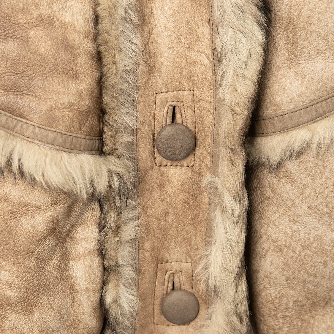 [103] 90s Casey Park 양가죽 양털 무스탕 시어링자켓  상품이미지2