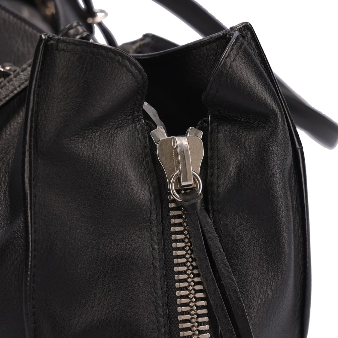 발렌시아가 432596 파피에르 시티백 레더 블랙 상품이미지8