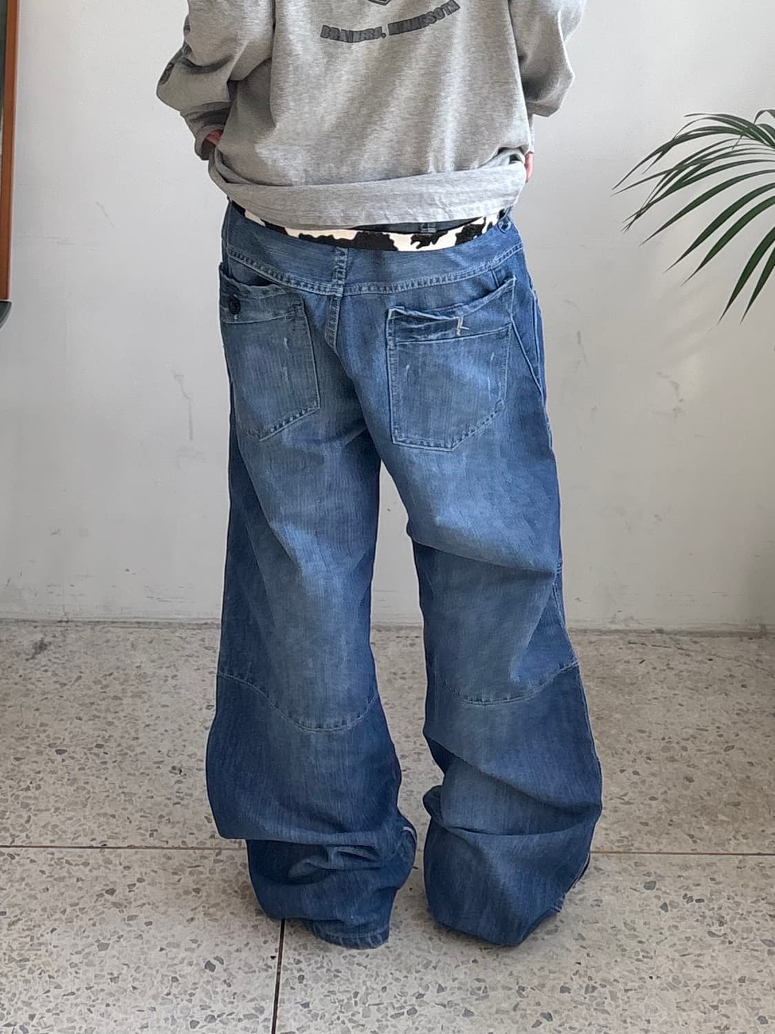 90s’빈티지 자수 힙합팬츠 상품이미지2