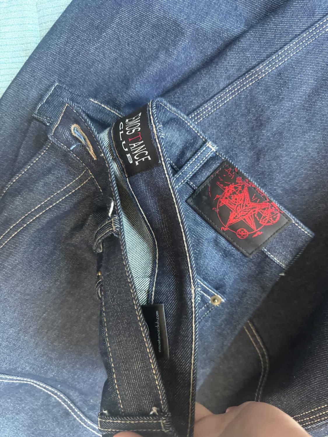 에모스텐스클럽 카펜터 와이드 베기진 상품이미지2